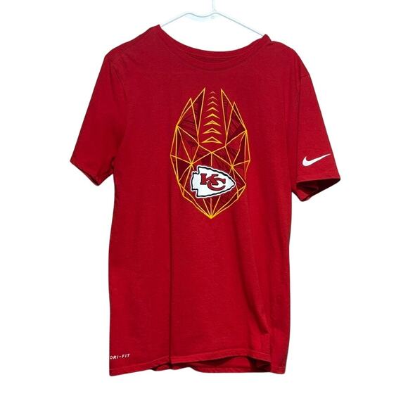 Nike Other - Nike Dri-FIT Kansas City Chiefs Shirt Mens Large L Red Geometric Football Tee